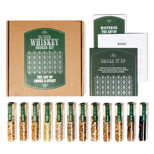 Craftly – Whisky Smoker Wood Chips – Hand - Picked Variety – Set of 12 - Mood4whisky