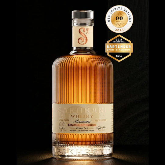 In this photo Sakhrani Mizunara Edition — Japanse Whisky met Zeldzame Japanse Eik Finish | 47% | 700ml Mood4whisky